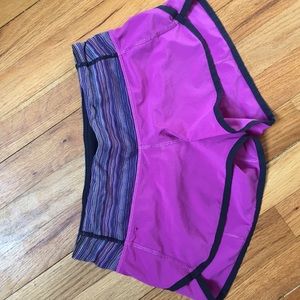 Purple Lulu Speed shorts size 2